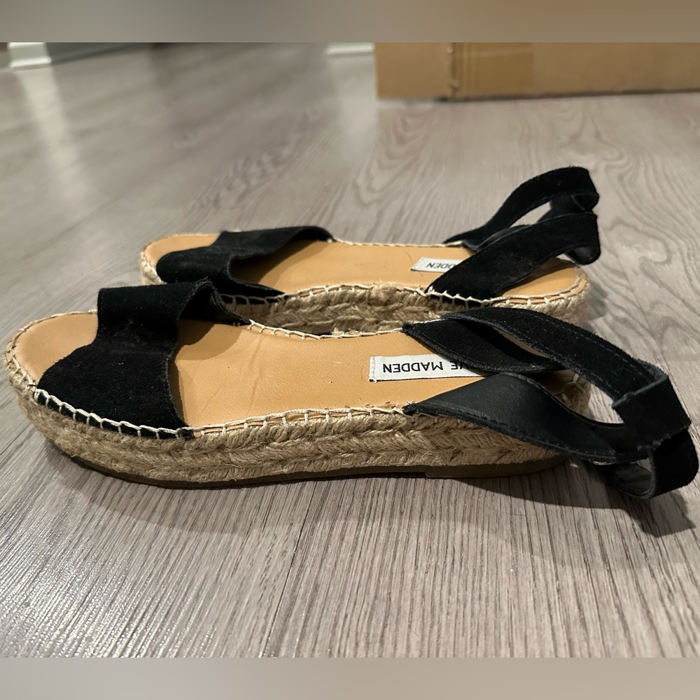 Women’s Steve Madden black sandals - Picture 3 of 4